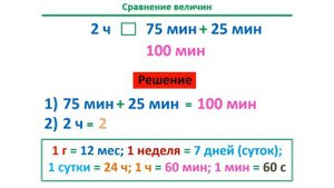 Урок. Сравнение и перевод величин. Время. Математика 3 класс. #учусьсам