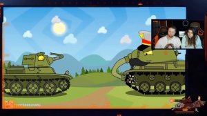 РЕАКЦИЯ на Все серии Третьего сезона Железных монстров - Мультики про танки