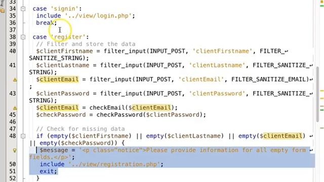 Server-side Validation and Form Stickiness