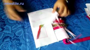 Набор Розы в корзине  Вышивка лентами  Обзор от mixstile ru