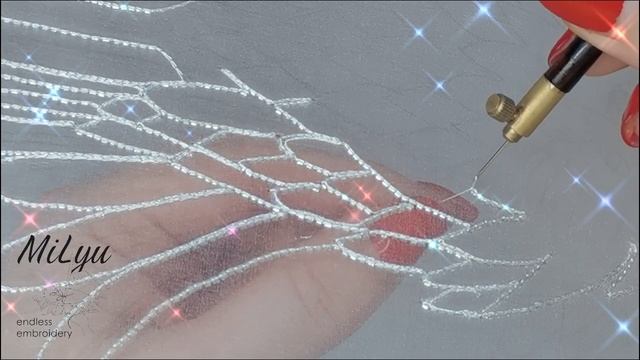 вышивка люневильским крючком _птица.mp4