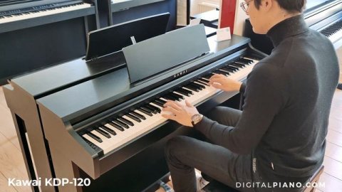 Sound Comparison New Kawai KDP-120 vs Yamaha YDP-144 | Digitalpiano.com