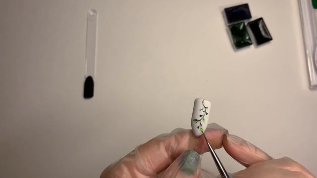 Акварельный дизайн ногтей / Весенние цветы / Watercolor Nail Art Tutorial for Beginners