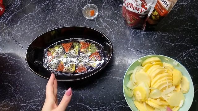 Запечённые окорочка с картофелем!!!! смотреть онлайн