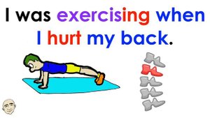 The Past Progressive Tense (I + was + verb -ing) | Mark Kulek ESL