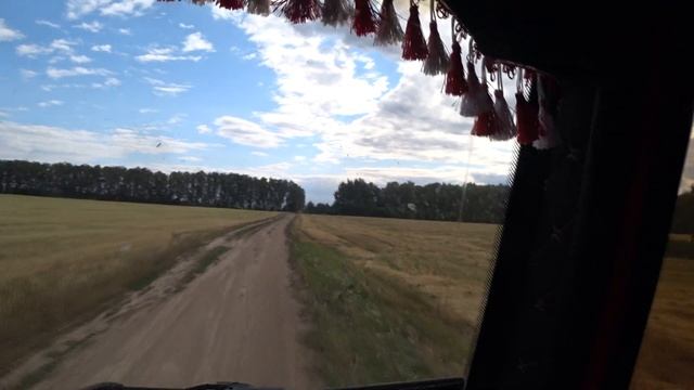 уборка зерновых, озимая пшеница, первый выезд на зерно
