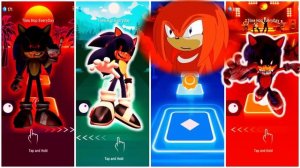 Sonic EXE VS Sonic EXE VS Sonic EXE VS Sonic EXE  | DING DONG HIDE AND SEEK | Tiles Hop EDM Rush