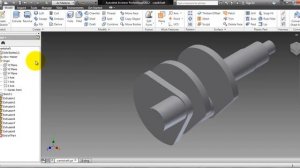 Autodesk Inventor 2012 V12 MERLIN ENGINE pt1 the crankshaft