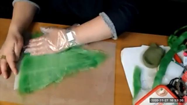 Фелтинг_валяние из шерсти_Елочка из кактуса_27.11.2020_Центр ЛОМОНОСОВЕЦ. Московское долголетие смотреть онлайн