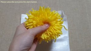 Super Easy Pom Pom Chicken Making Idea with Woolen - DIY Pom Pom Chick - How to Make Yarn Chicken