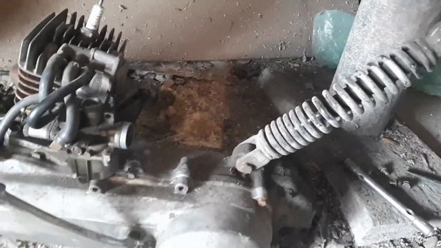 Восстановление Honda Tact AB07e. Ретротехника.