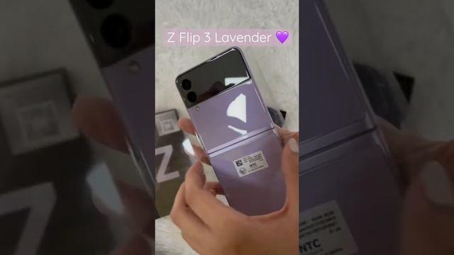 Samsung Z flip 3 (Lavender) Unboxing