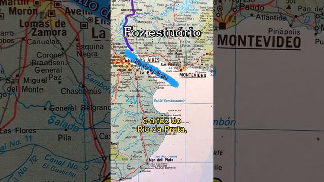 Nomenclatura de foz de rio #geografia #foz #rio