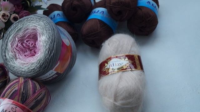 Пришла посылка с пряжей/ Распаковка и обзор новой пряжи/ Идеи, планы смотреть онлайн