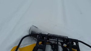 Чистим снег на квадроцикле CFMOTO CF500-A