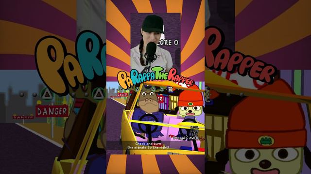 Суровый инструктор попался)🚗😅 PaRappa The Rapper на PSP