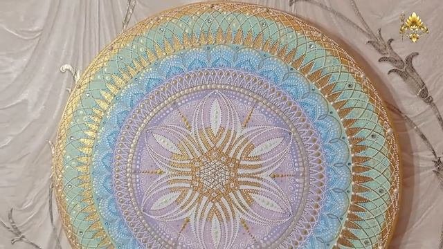 Картина Активация кодов исцеления через раскрытие лотоса с 5-7 чакры.