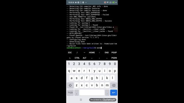 Mining XMR on Android phone Blackview BV6600 Pro, good quality video