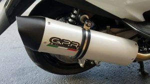 Suzuki burgman 650 full GPR exhaust