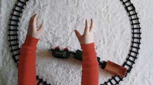 Новогодняя распаковка/ Игрушки/ Поезд/ Железная дорога/ Машина/ Мотоцикл