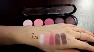 Тени Make-up Atelier. Обзор палеток Т07, Т13, Т03, Т29