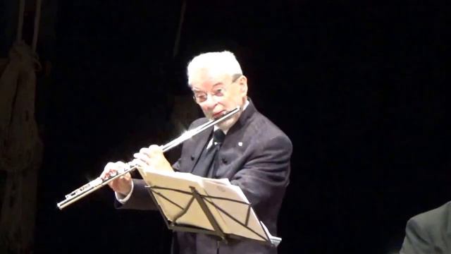 Sir James Galway suona Fantasia di Faurè e Pastore Svizzero di Morlacchi al piano Amedeo Salvato смотреть онлайн
