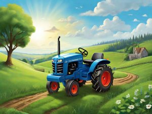 Мультфильм - "Синий трактор в цирке" #синий #трактор #мультик #мультфильм #рассказ #история #сказка