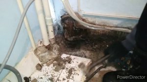 #чугунныйтройникканализации Замена чугунного тройника канализации.