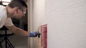 Knauf Tipp-Clip - Zugezogene Besenstrichstruktur mit Noblo 1.5 mm herstellen