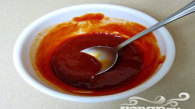 Сушёные кальмары в соусе