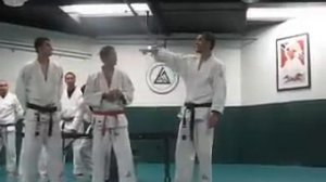 Jordan Collins /Rorion Gracie's first american  black belt to receive all belts