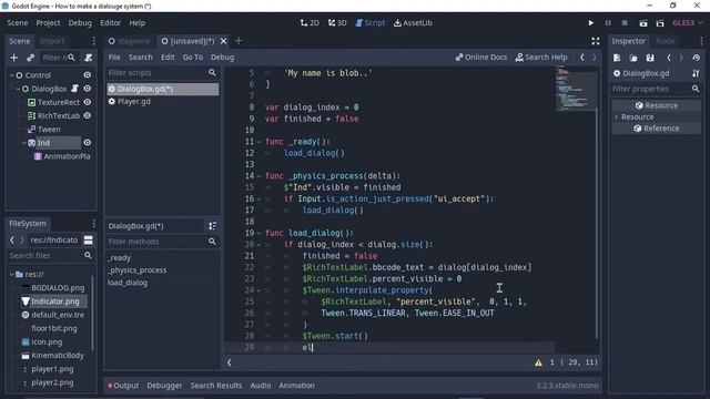 How to make a Simple Dialog Box and NPC Interaction in Godot смотреть онлайн