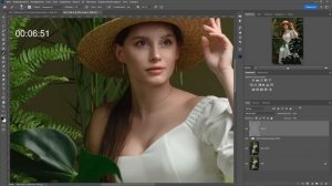 Обработка фото с помощью ИИ и сравнение с ручной ретушью в Фотошопе.