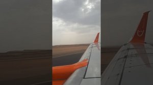 SkyUpAero Boing 737-700NG Shakhtar edition | Steering and take off | Marsa Alam Airport