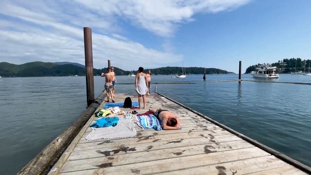 Наши приключения на полуострове в Канаде, Британская Колумбия - Sunshine Coast - Gibsons - Seachelt смотреть онлайн