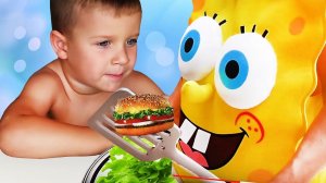 Спанч Боб КРАБСБУРГЕР Spongebob Squarepants Губка Боб Квадратные Штаны СБОРНИК video Kids spongebob