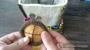 Сказочный домик-шкатулка/ вяжем вместе.#вязаниекрючком #вязаныеигрушки #вязание