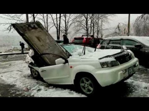 Под ледяным дождем: погода бросает россиянам вызов