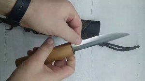 Рабочий нож якутского, эвенкийского типа (ручной работы)