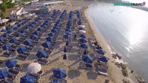 Пляж Нисси Кипр Айя Напа c высоты (Лучшие Пляжи Кипра) | Nissi Beach Cyprus Aiya-Napa