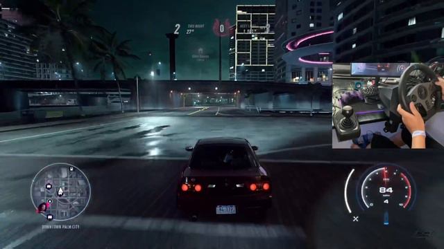 PXN V9 steering wheel + Need For Speed Heat