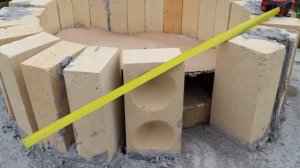 Тандыр своими руками. Начинаем кладку. Выкладываем дно тандыра. часть 2