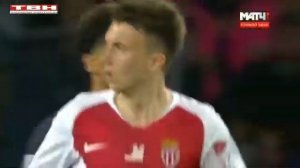 Александр Головин забил гол в ворота чемпиона Франции