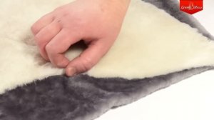 Коврик ручной работы из меха овчины - ЦЕНТР МЕХА