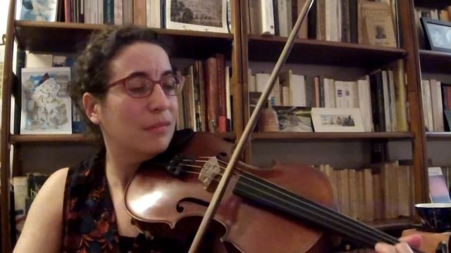 Eleonore Biezunski plays Nign 55 and Freylekhs 55a from M. Beregovski vol. 4  Tish-Nigunim