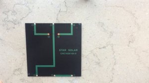 Тест солнечной панели для зарядки мобильного телефона 14.09.16