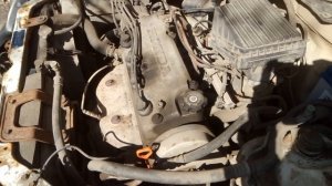 Работа двигателя D15B и выхлопной системы на Honda Partner 2002