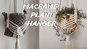 Макраме кашпо WEB