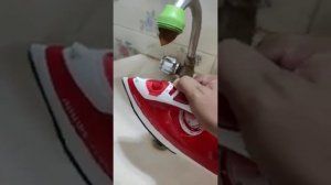 How to use Calc clean on Philips Steam Iron.