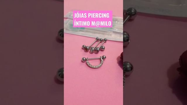 JÓIAS DE PIERCING ÍNTIMO DE M@MILO | AÇO CIRÚRGICO! #piercing #nipplepiercing #nipple